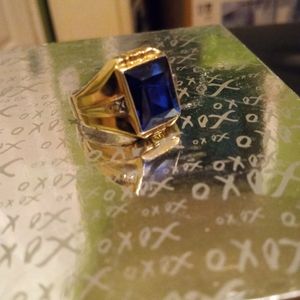 Men's Sapphire Ring size 10